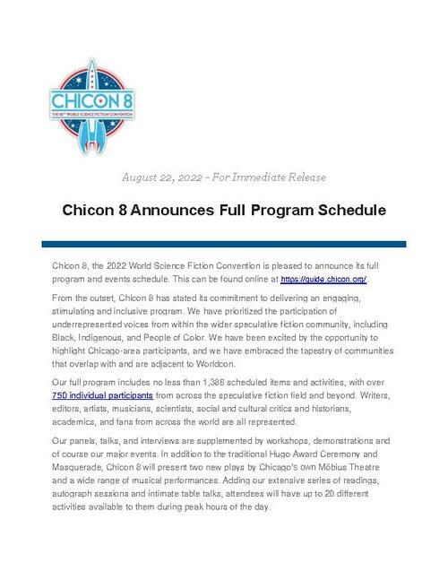 Chicon-8-Press-Release-9-Program-Released